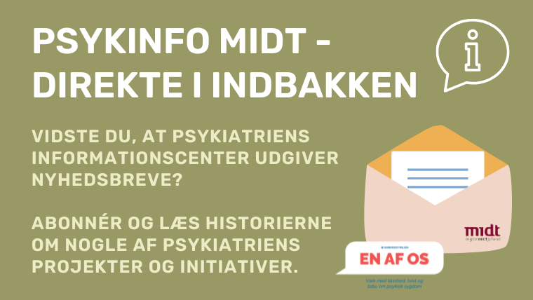 Du kan få nyheder fra PsykInfo Midt direkte i din mailbakke